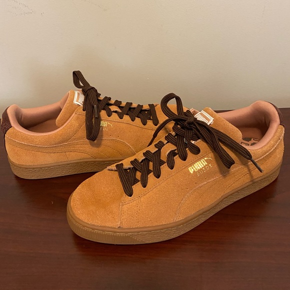 Puma Shoes | Pre Suede Camel Chocolate 